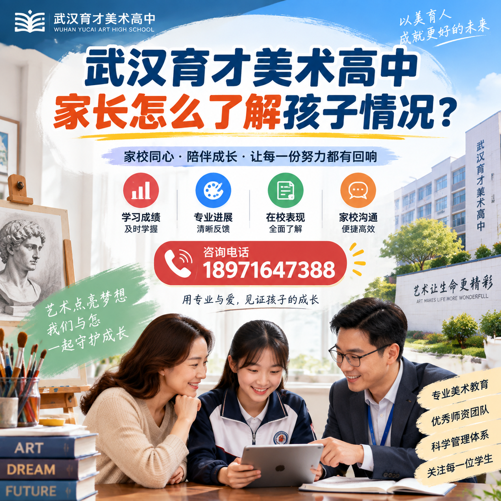 家长必看：怎样通过武汉育才美术高中了解孩子的学习情况