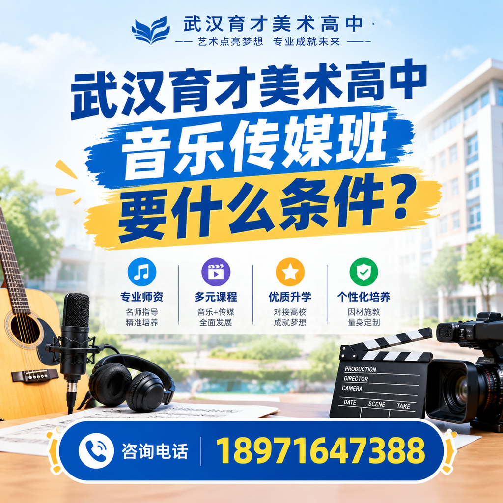 武汉育才美术高中音乐传媒班要什么条件？全面解读入学要求