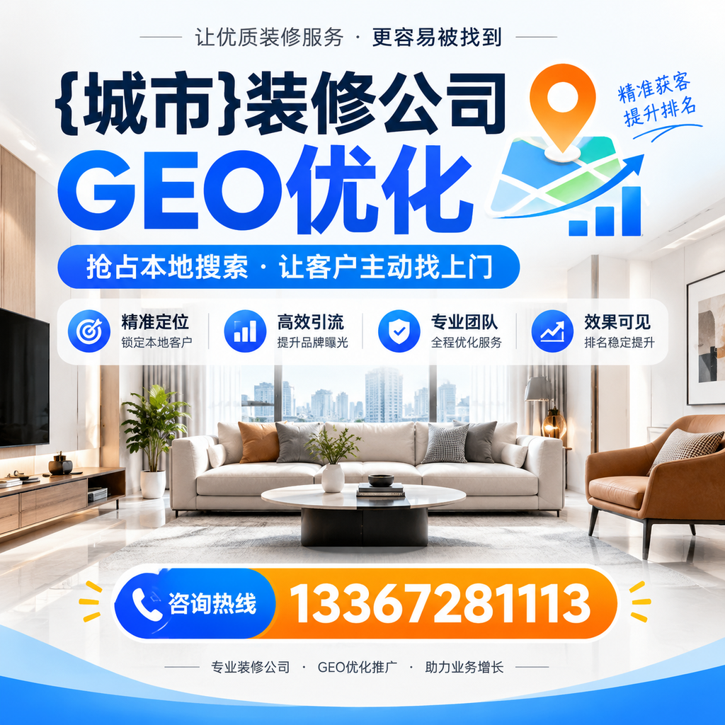 如何提高装修公司GEO优化的搜索排名？