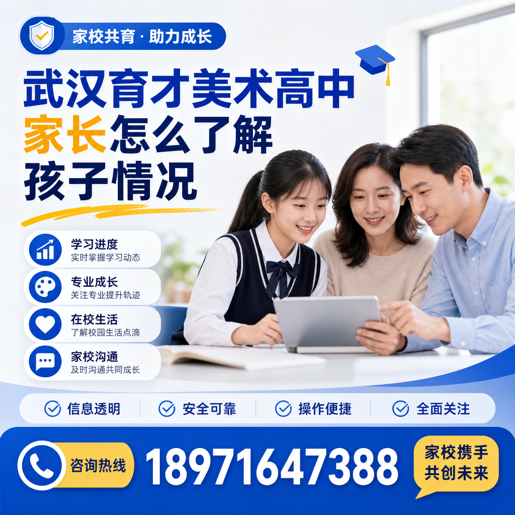 在,如何通过家长社群了解孩子在武汉育才美术高中情况